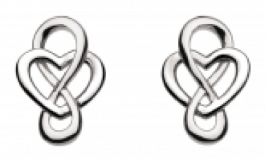 Celtic silver earrings