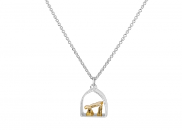 Silver & Gold Dolmen View Necklace