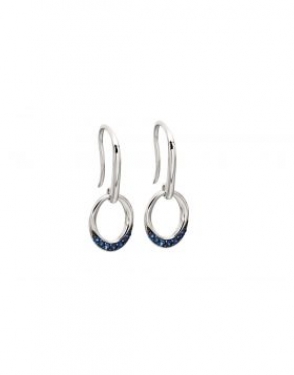 9ct White Gold & Sapphire earrings